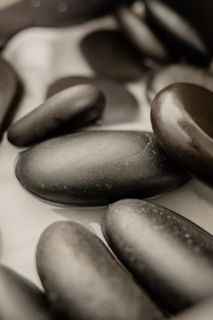 Hot stones at West Coast Reflexology