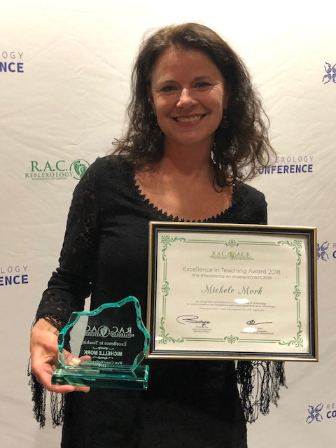 Michele Mork Teacher in Excellence 2018.